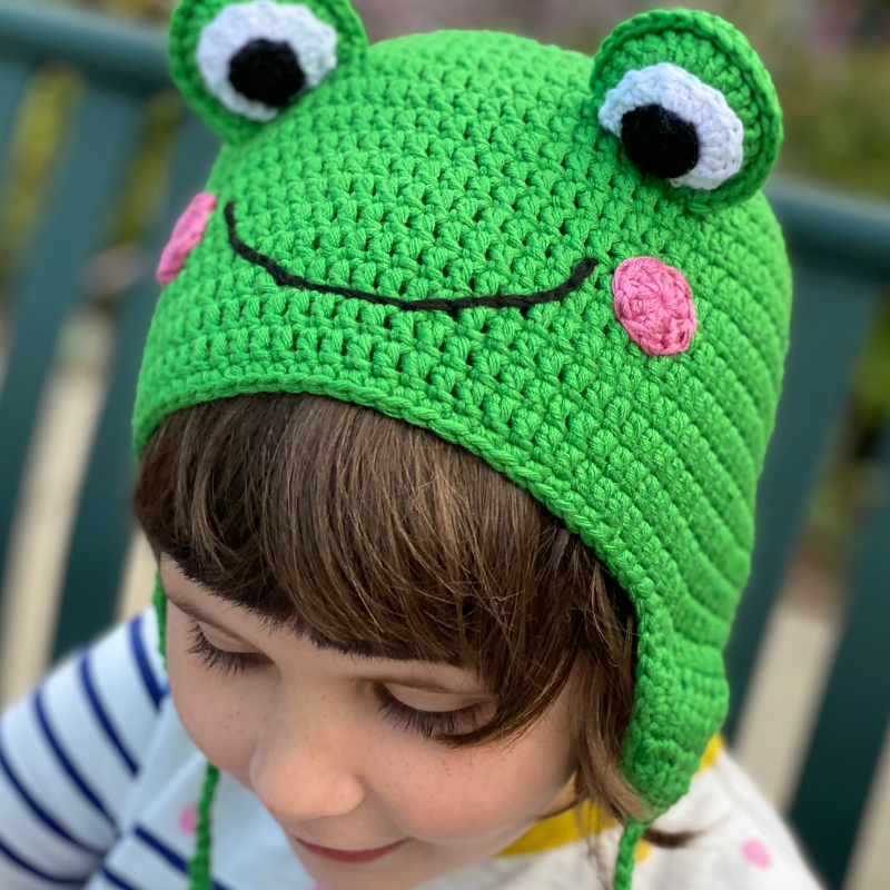 Prince(ss) & The Frog Hat & Crown Crochet Kit | One Big Happy Yarn Co.